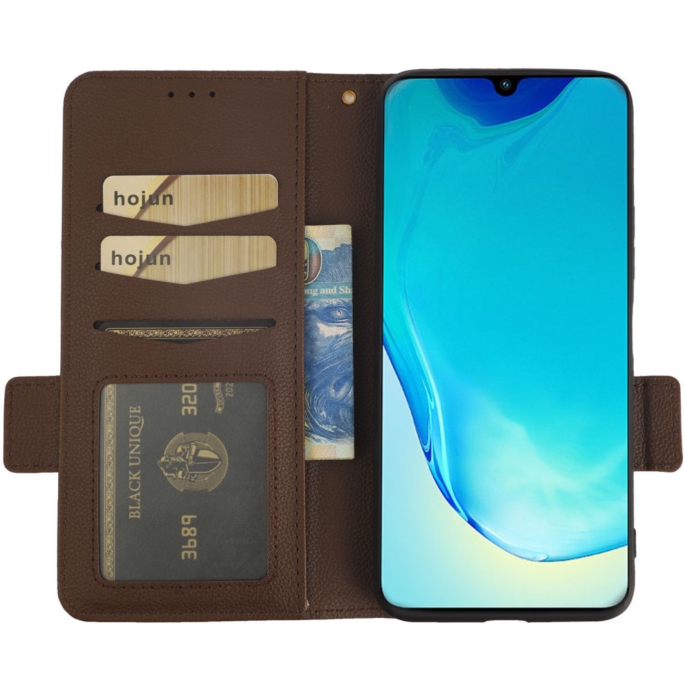 Wallet knižkové púzdro na Vivo X80 Lite - hnedé