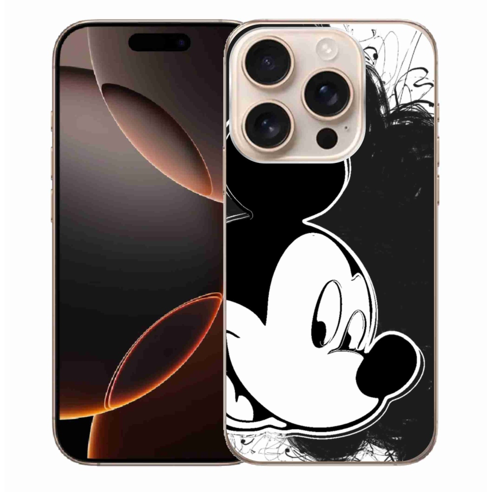 Gélový kryt mmCase na iPhone 16 Pro Max - mickey mouse 1