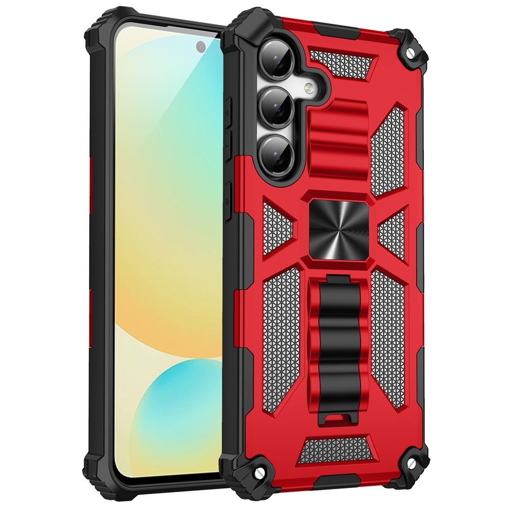 Shock odolný hybridný kryt Samsung Galaxy A17 5G/A26 5G - červený