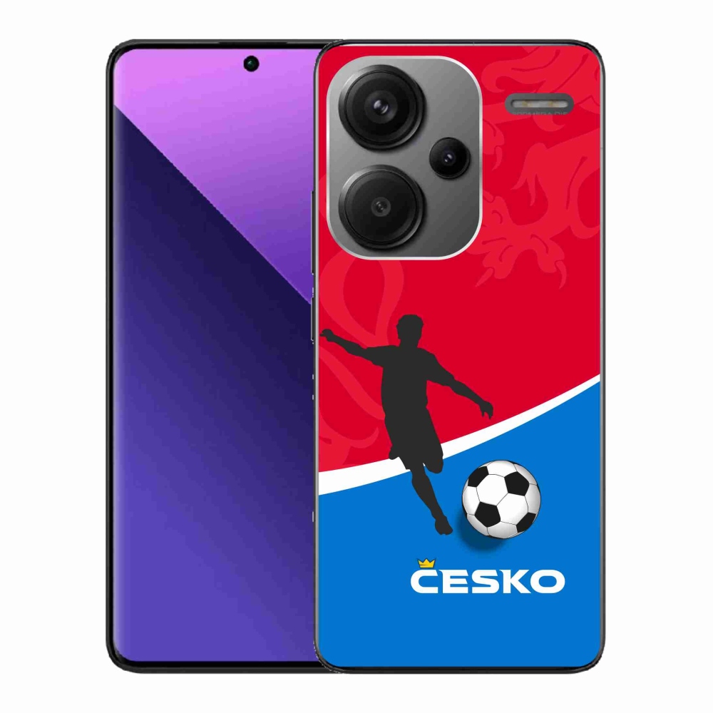 Gélový kryt mmCase na Xiaomi Redmi Note 13 Pro+ 5G - futbal Česko