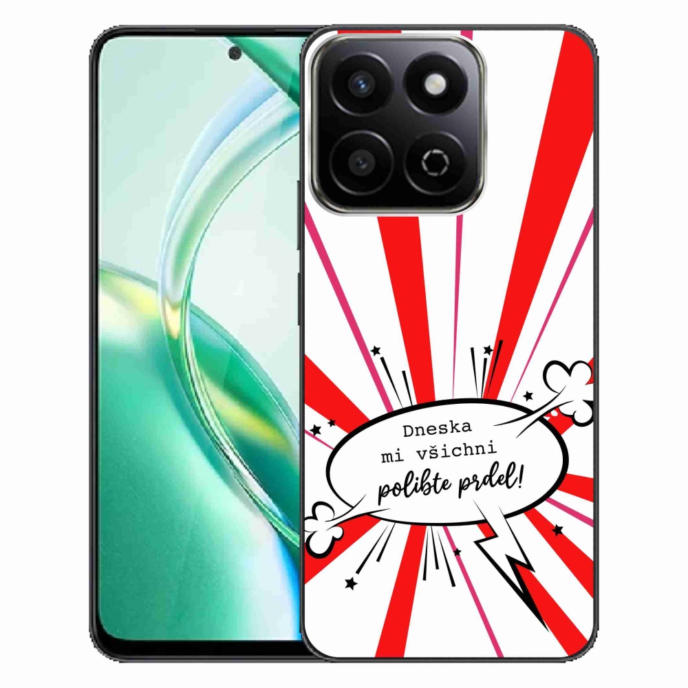 Gélový kryt mmCase na Honor 200 Smart 5G - vtipný text 15 biele pozadie