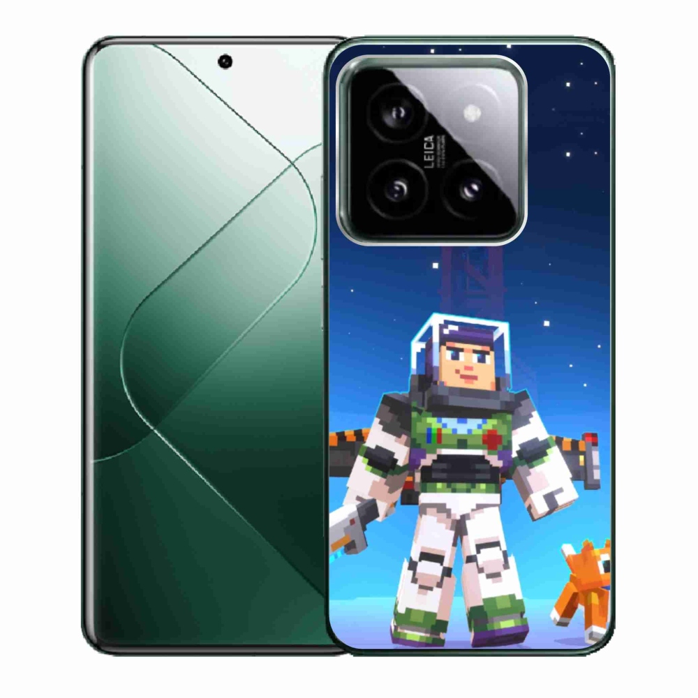 Gélový kryt mmCase na Xiaomi 14 - minecraft 2