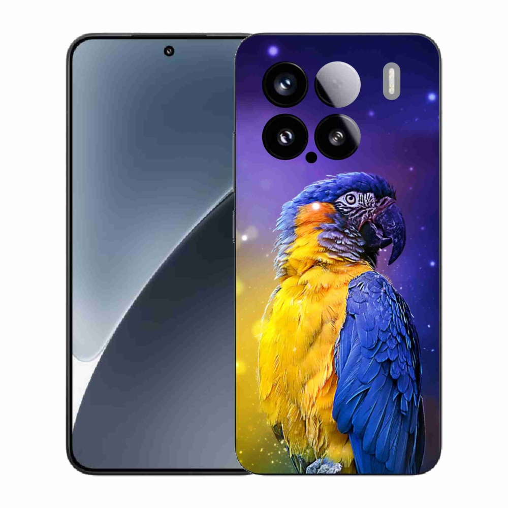 Gélový kryt mmCase na Xiaomi 15 - papagáj ara 1