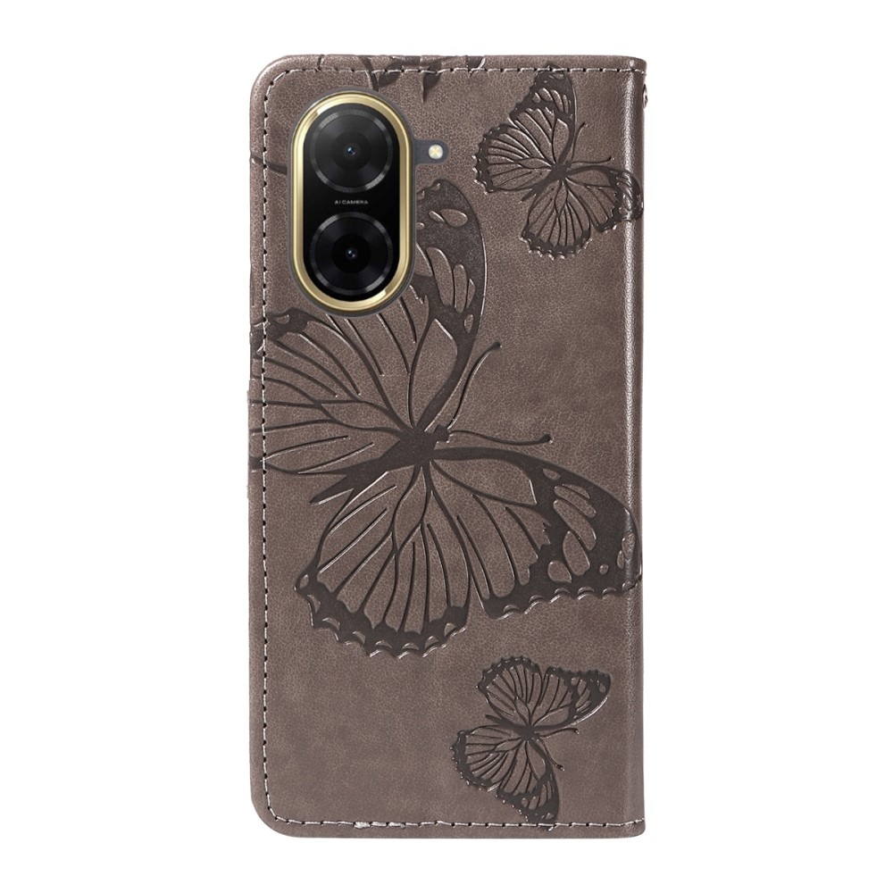 Big Butterfly knižkové puzdro na Xiaomi Redmi A5 (171.7x77.8x8.3mm) - šedé