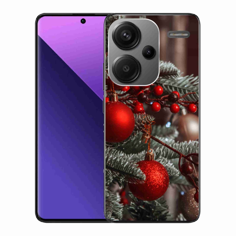 Gélový kryt mmCase na Xiaomi Redmi Note 13 Pro+ 5G - vianočné ozdoby 2