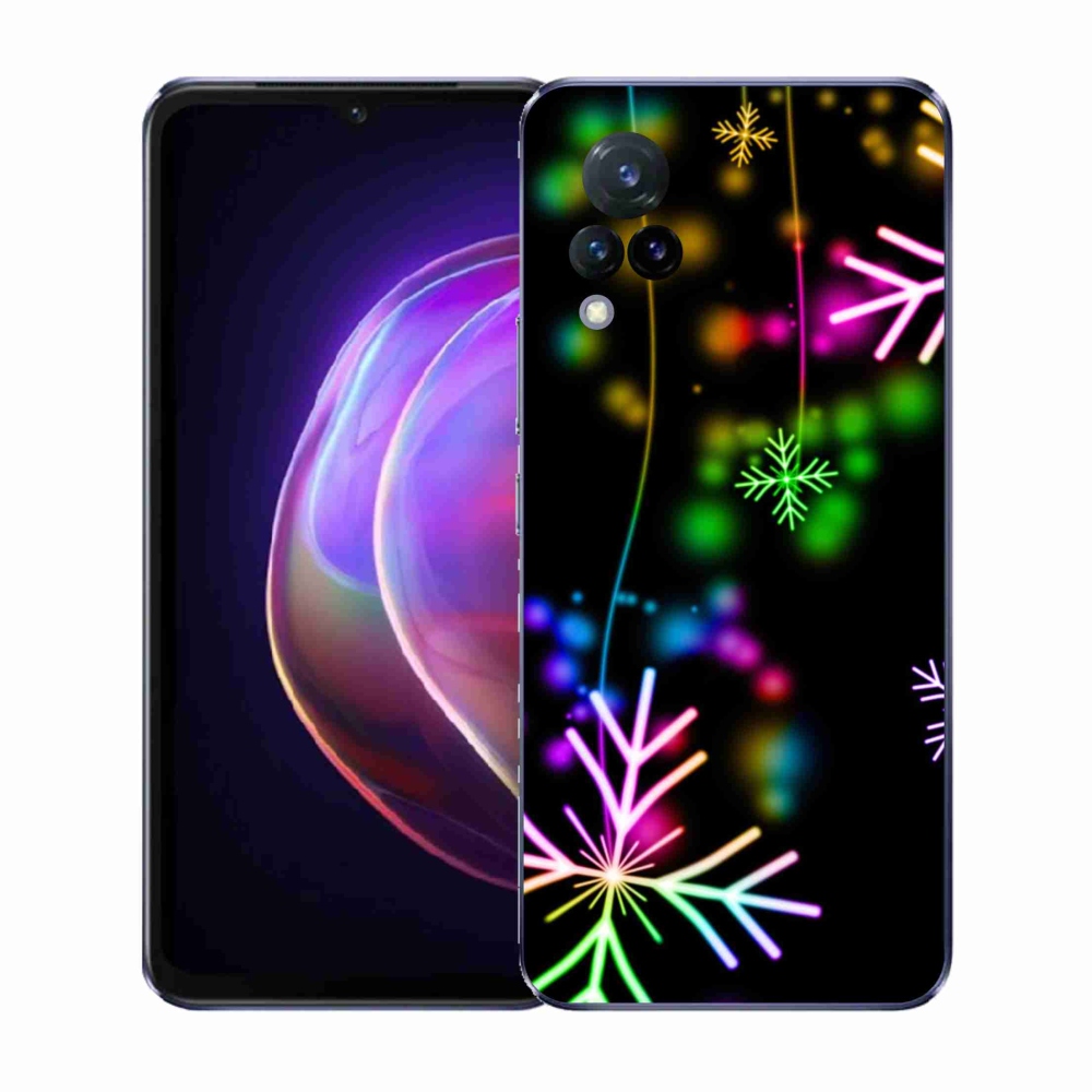 Gélový kryt mmCase na Vivo V21 4G/5G - farebné vločky
