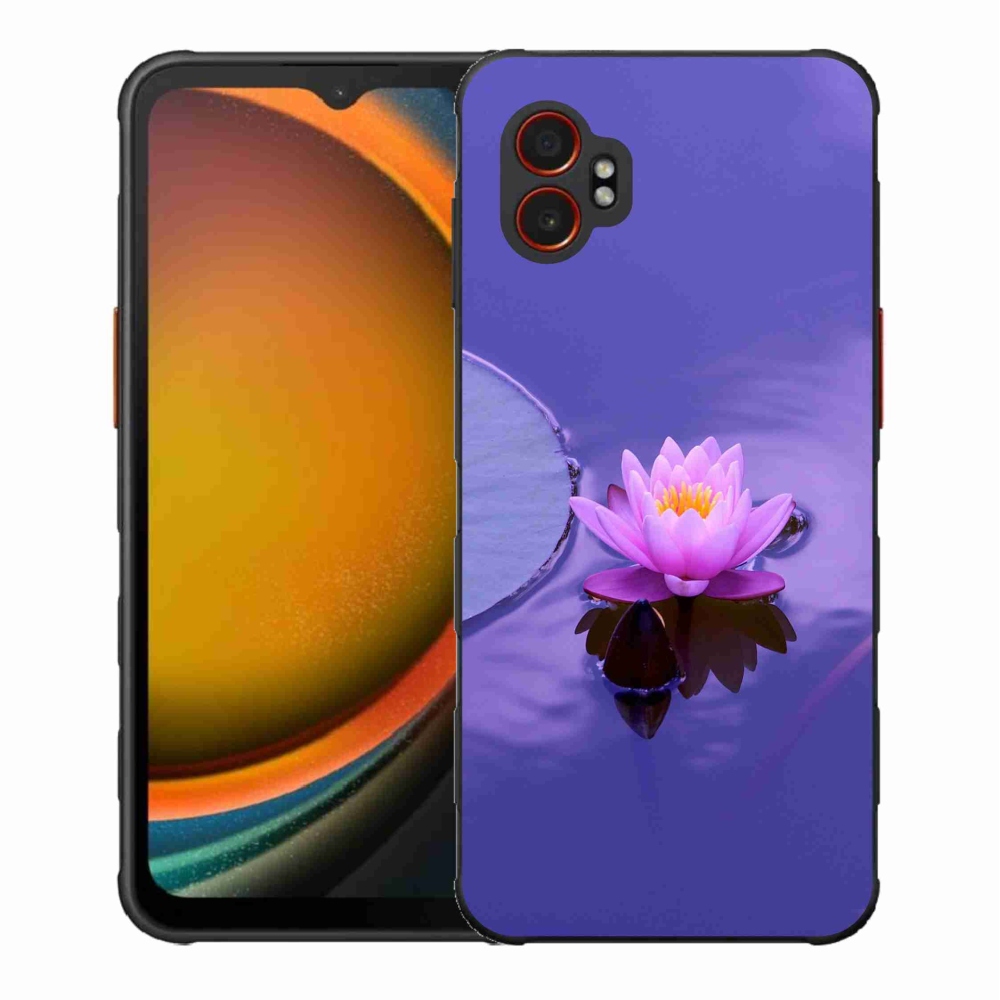 Gélový kryt mmCase na Samsung Galaxy Xcover 7 Pro - kvet na hladine