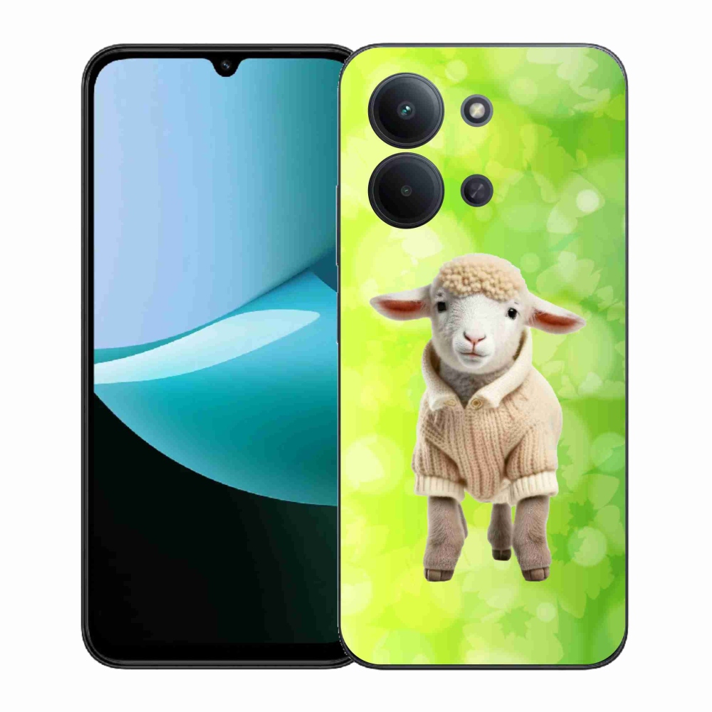 Gélový kryt mmCase na Xiaomi Redmi 15C 4G (171mm)/Poco C85 4G (171mm) - jahňa vo svetri