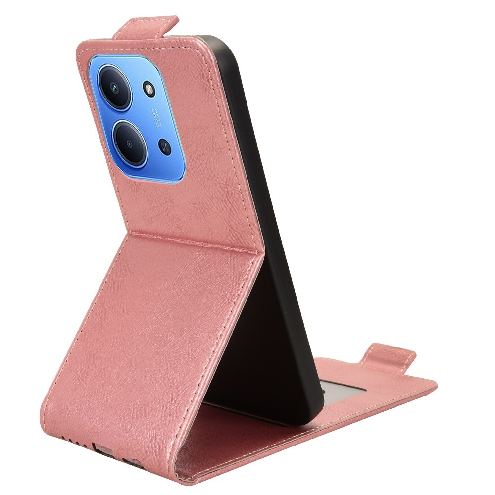 Vert flipové púzdro na Xiaomi Redmi 15C 4G (171mm)/Poco C85 4G (171mm) - ružovozlaté