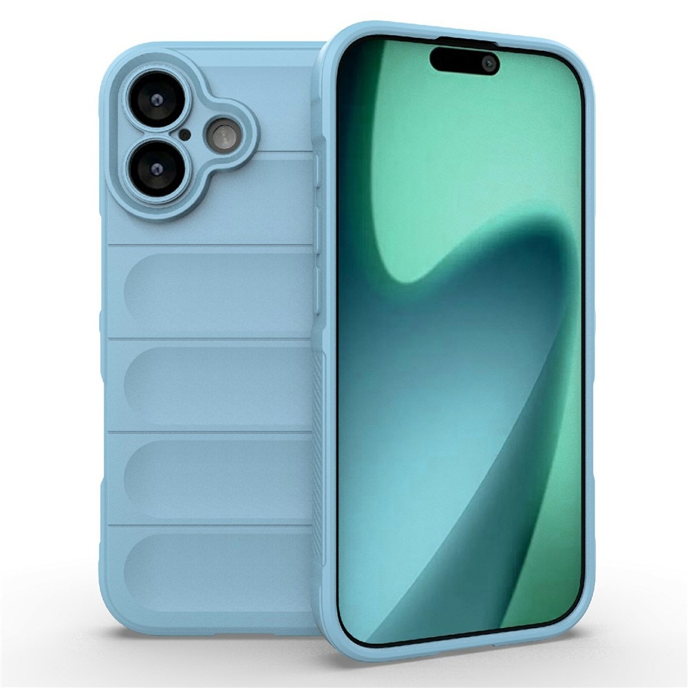 Rugg odolný gélový obal na iPhone 17 - svetlomodrý