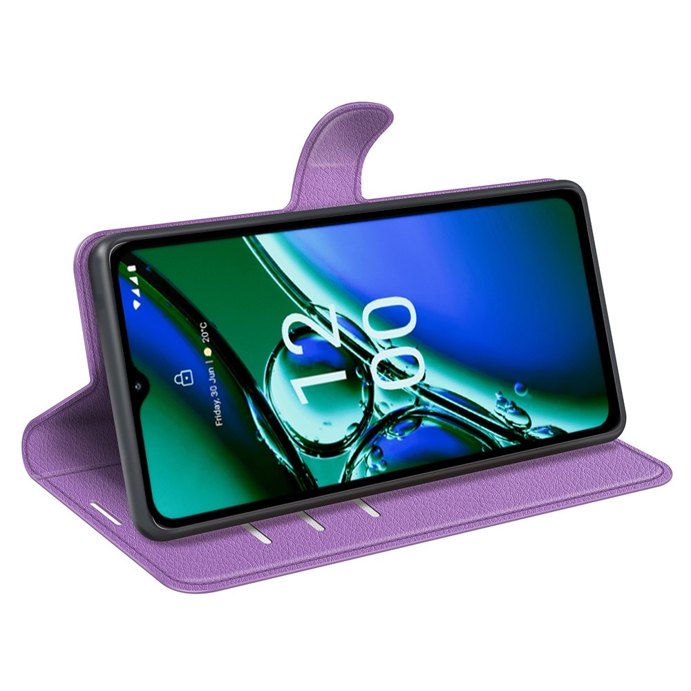 Litchi knižkové puzdro na Nokia G42 - fialové