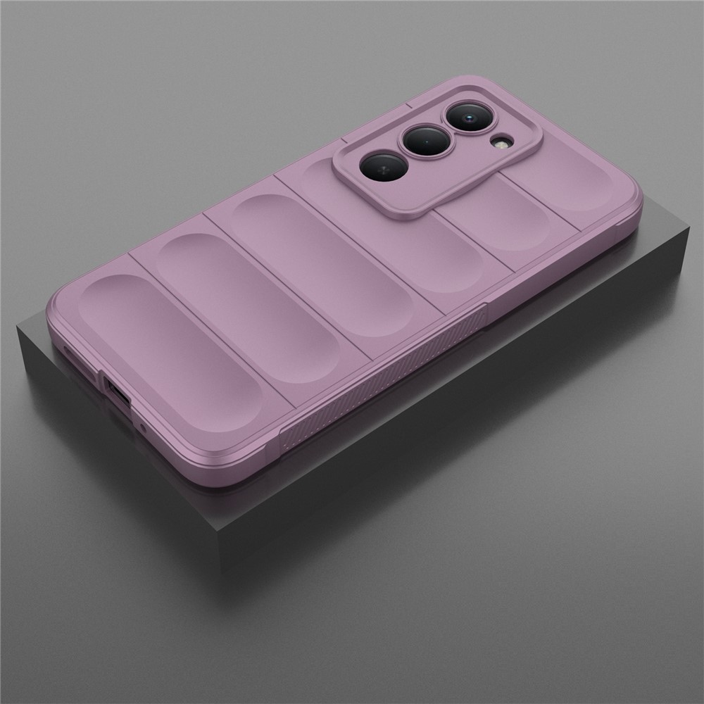 Rugg odolný gélový obal na Xiaomi Redmi 15 4G (171mm) - svetlofialový