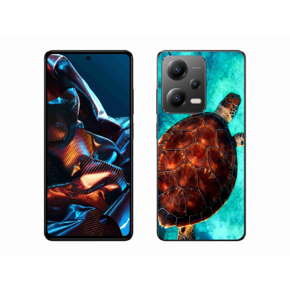 Gélový kryt mmCase na mobil Xiaomi Redmi Note 12 Pro 5G - korytnačka