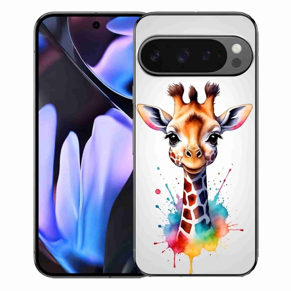 Gélový kryt mmCase na Google Pixel 9 Pro XL - žirafa 1