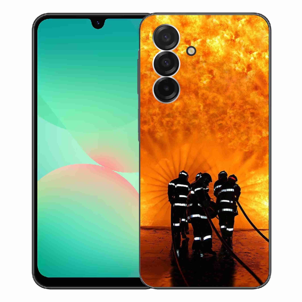 Gélový kryt mmCase na Samsung Galaxy A26 5G - požiar