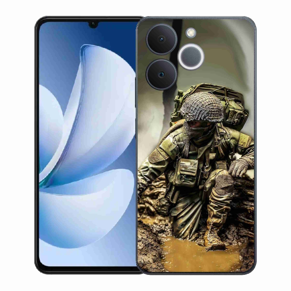 Gélový kryt mmCase na Realme Note 70T - vojak