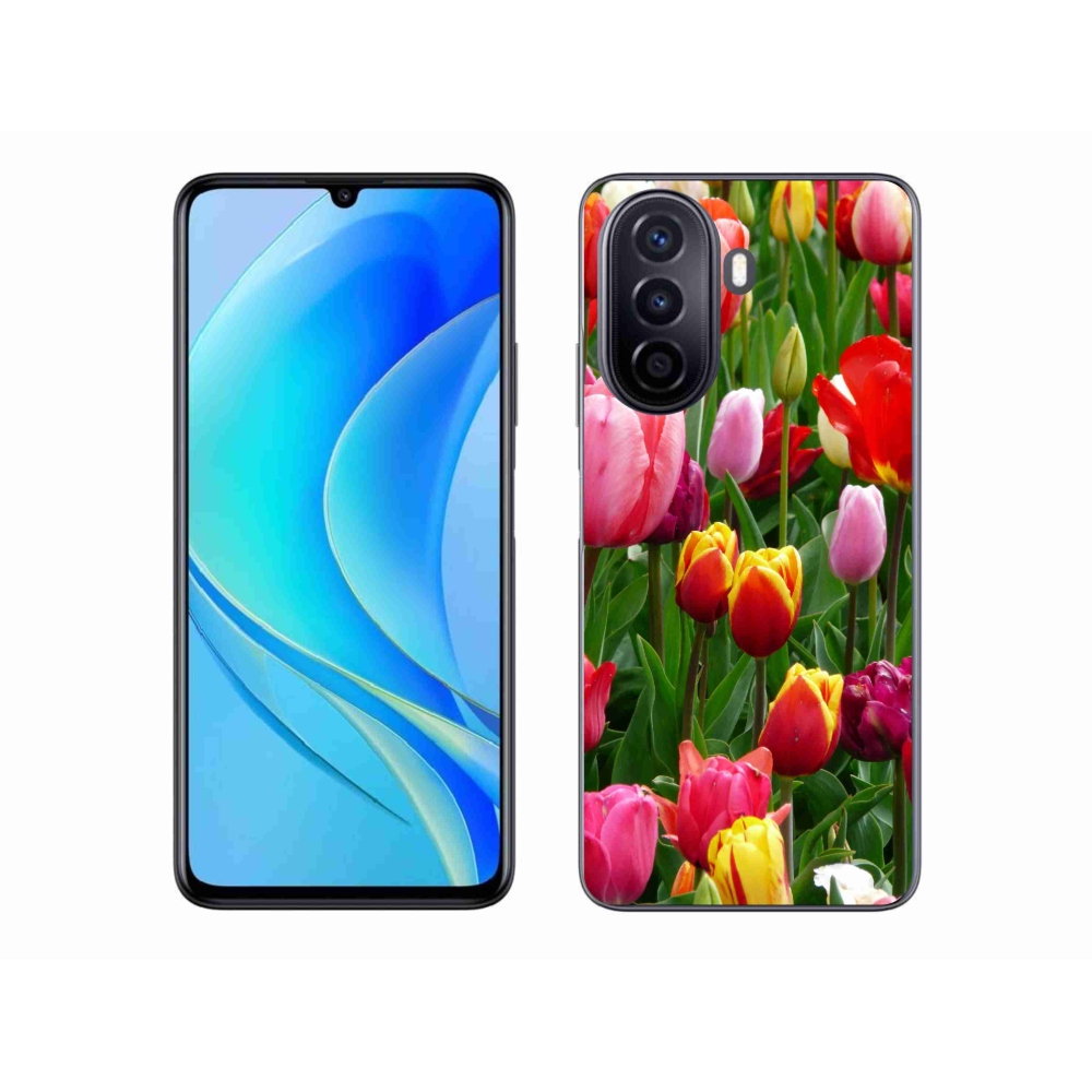 Gelový kryt mmCase na Huawei Nova Y70 - tulipány