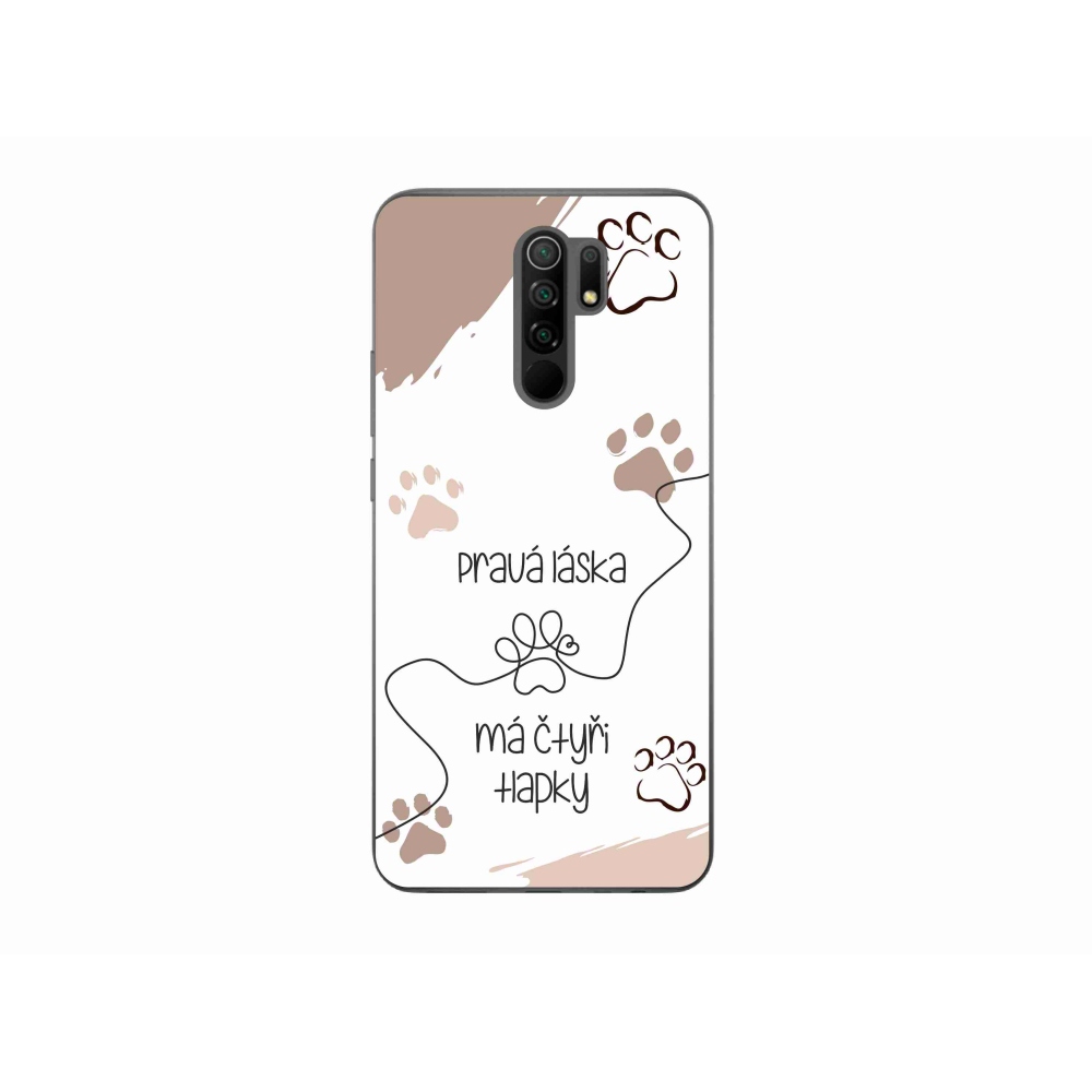 Gélový kryt mmCase na Xiaomi Redmi 9 - psí motív 1 biele pozadie