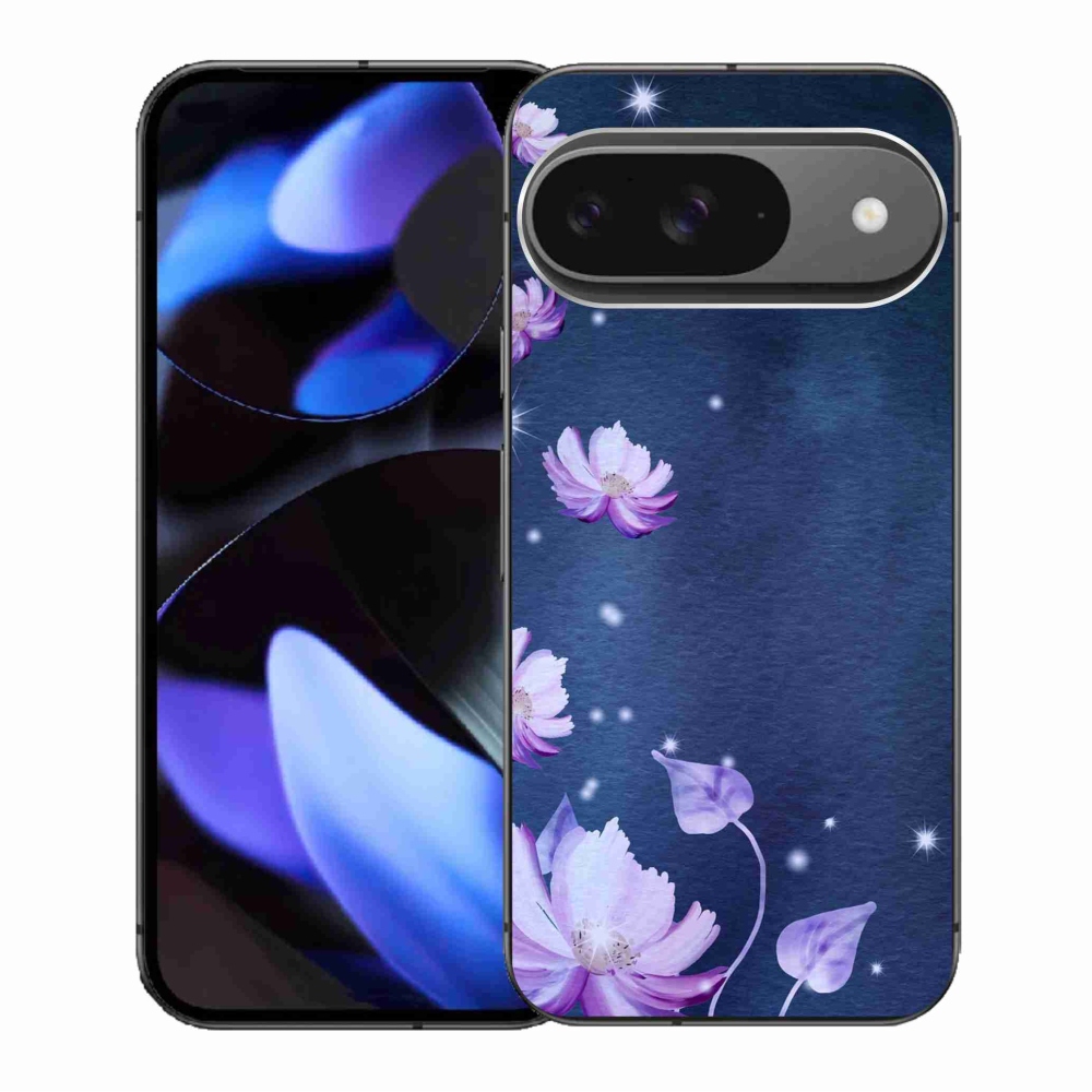 Gélový obal mmCase na Google Pixel 9/9 Pro - padajúce kvety