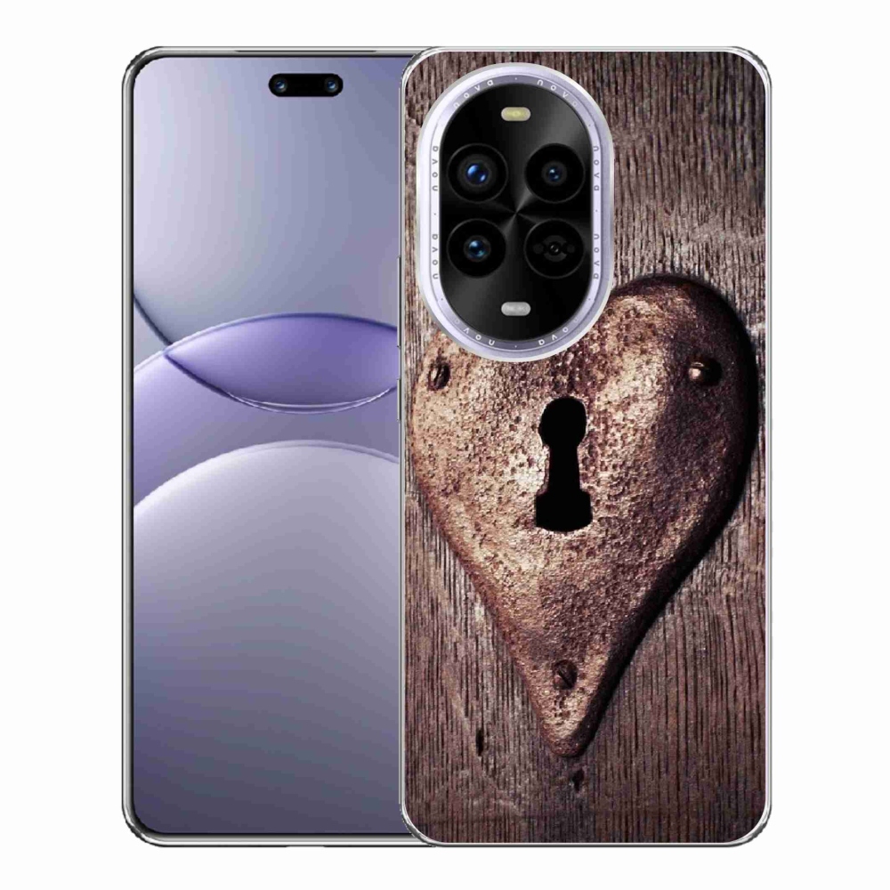 Gélový kryt mmCase na Huawei Nova 13 Pro 5G - zámok v tvare srdca
