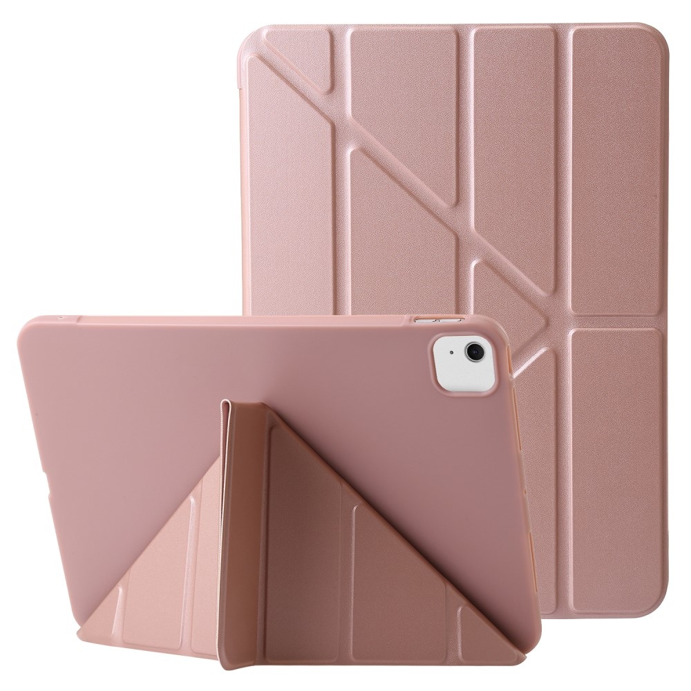 Origamis inteligentné polohovacie puzdro na tablet iPad Air 13 (2024)/(2025) - ružovozlaté