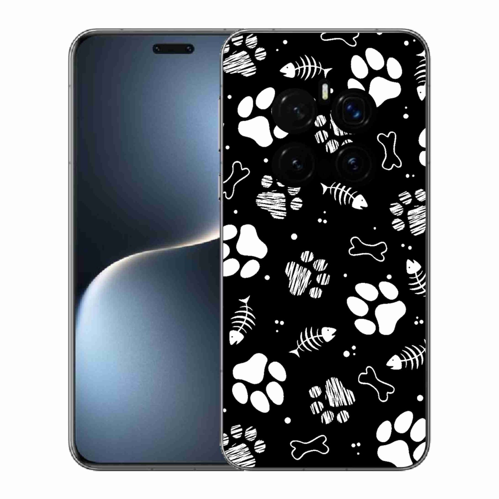 Gélový kryt mmCase na Honor Magic 7 Pro 5G - psie labky