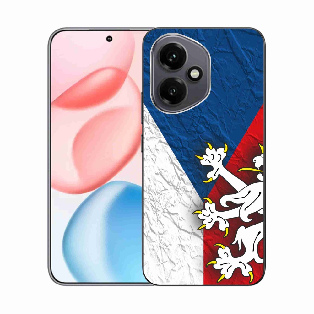 Gélový kryt mmCase na Honor 400 - česká vlajka 1