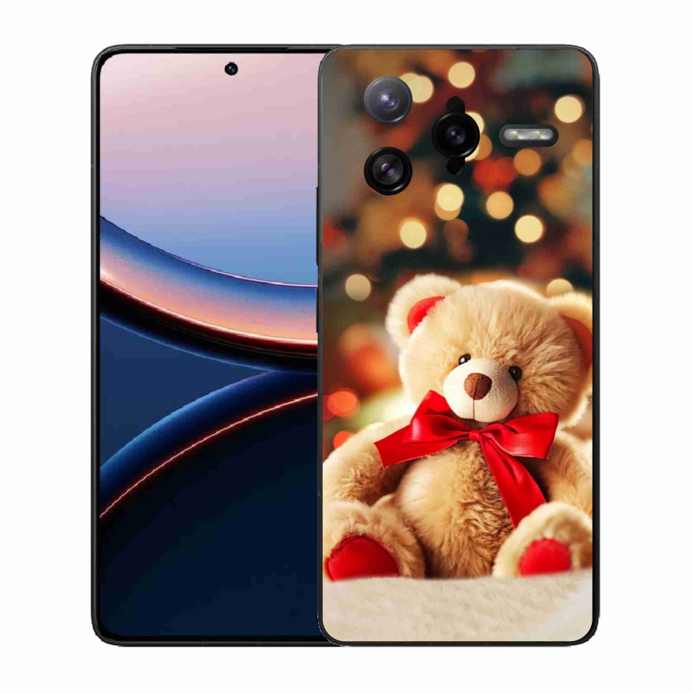 Gélový kryt mmCase na Xiaomi Poco F7 Ultra - plyšový medvedík