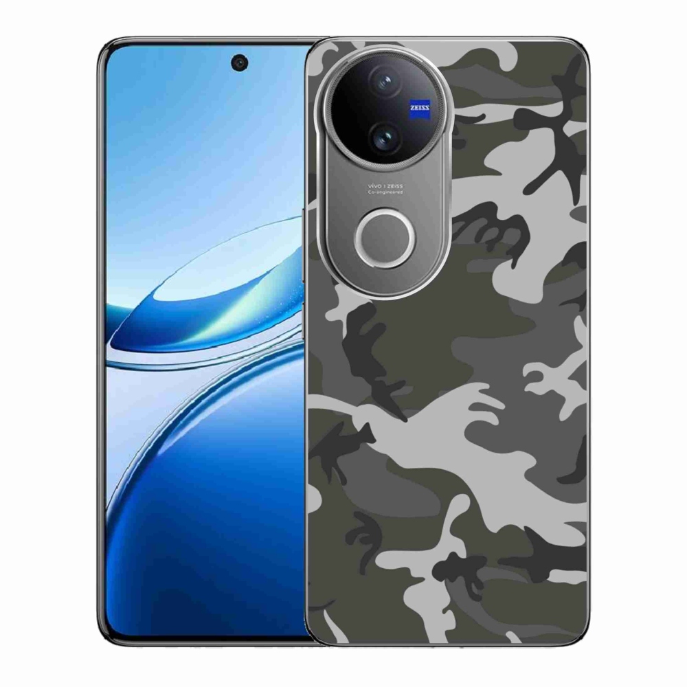 Gélový kryt mmCase na Vivo V50 5G - maskáčový vzor