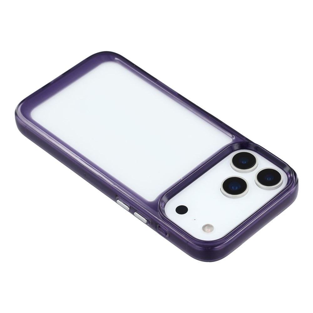 Gélový obal s pevným chrbtom na iPhone 17 Pro Max - fialový
