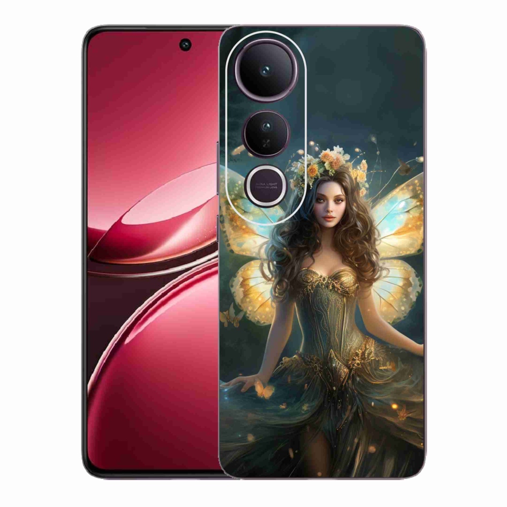 Gélový kryt mmCase na Vivo V50 Lite 4G/5G - motýlia žena