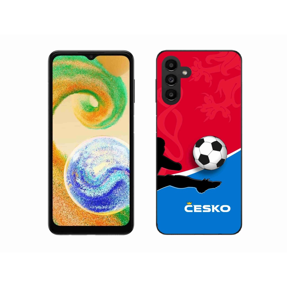 Gélový kryt mmCase na Samsung Galaxy A04s (164.7x76.7x9.1mm) - futbal Česko 2