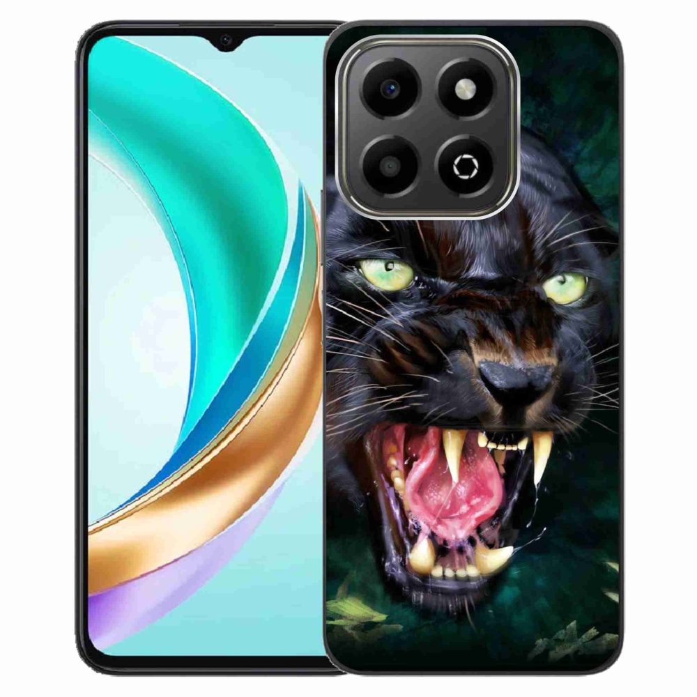 Gélový kryt mmCase na Honor X6b - rozzúrený čierny panter
