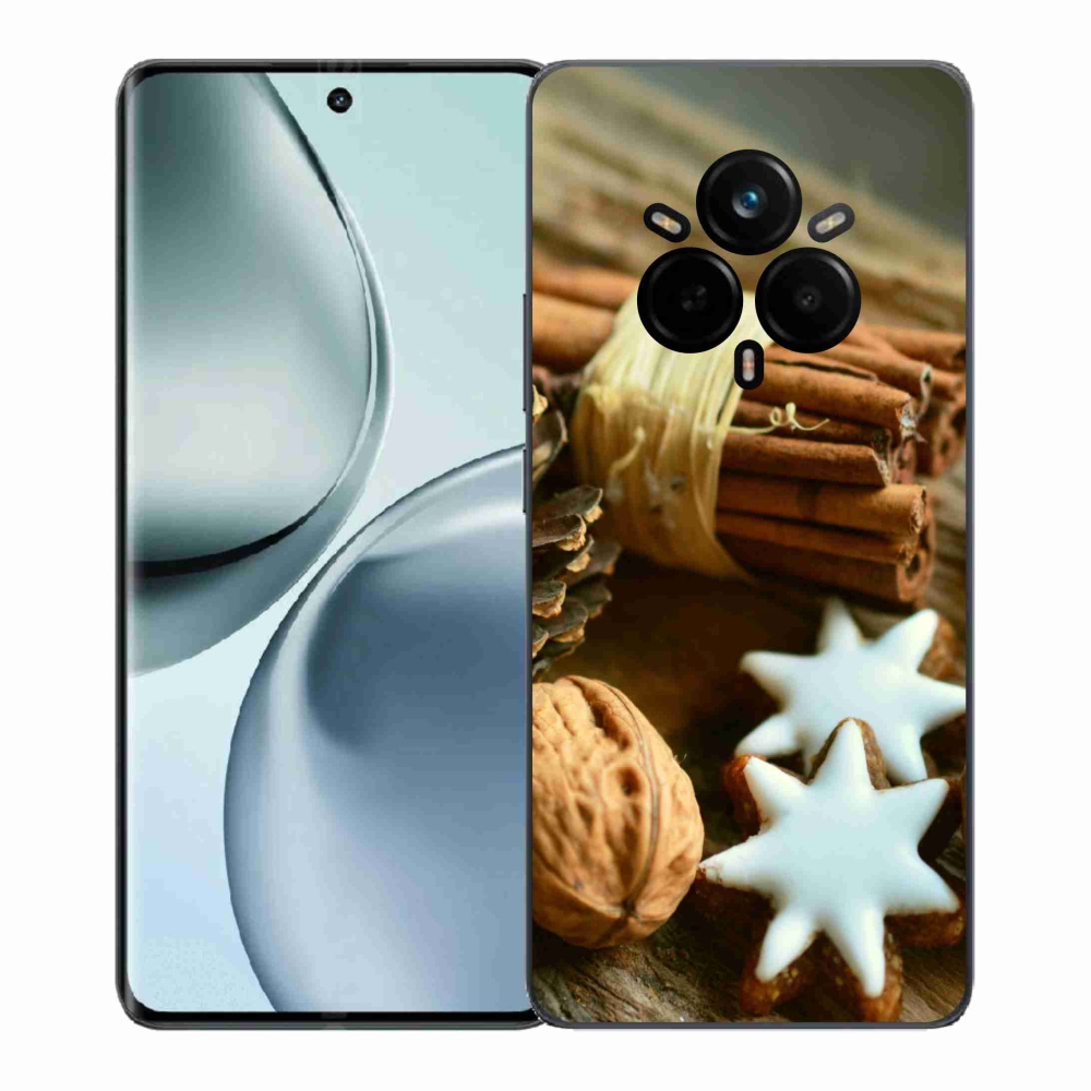 Gélový kryt mmCase na Realme 14 Pro+ 5G - škorica a perníčky