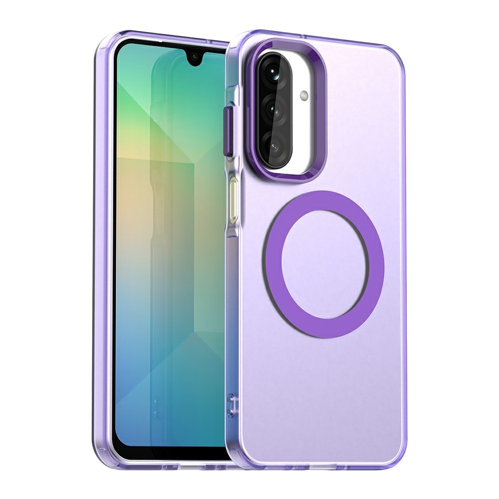Candy gélový obal s MagSafe na Samsung Galaxy A17 5G - fialový