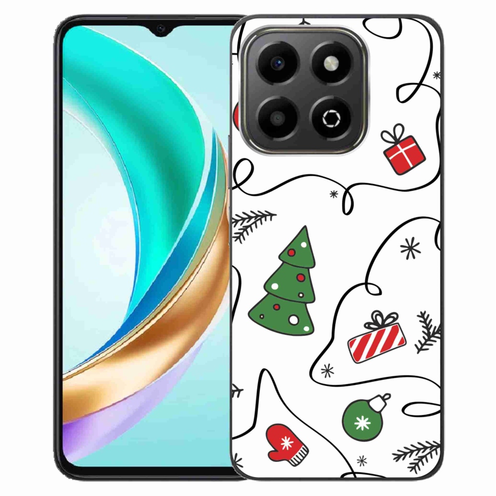 Gélový kryt mmCase na Honor X6b - vianočné motívy