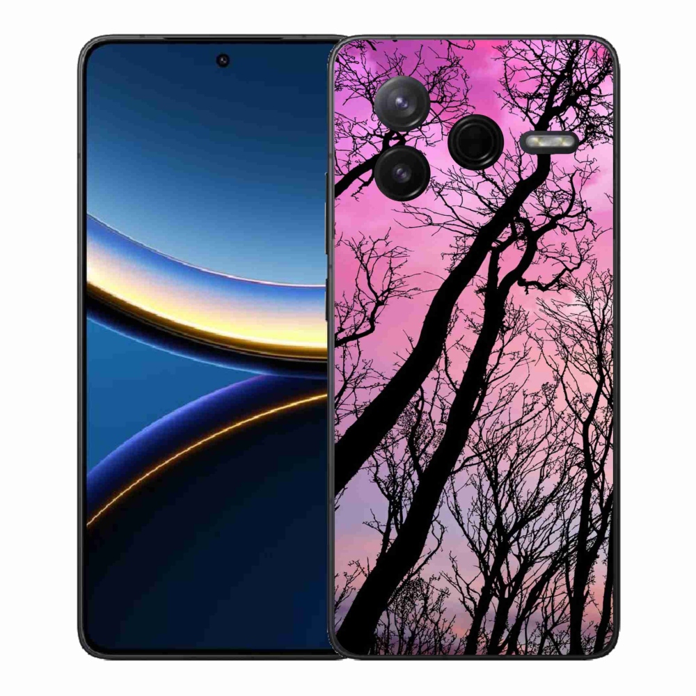 Gélový kryt mmCase na Xiaomi Poco F7 Pro - opadané stromy