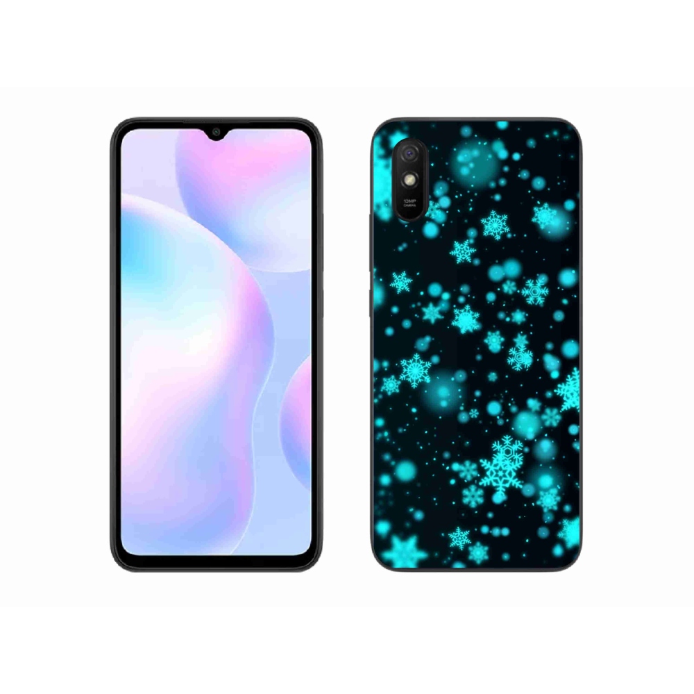 Gélový kryt mmCase na Xiaomi Redmi 9AT - snehové vločky 1