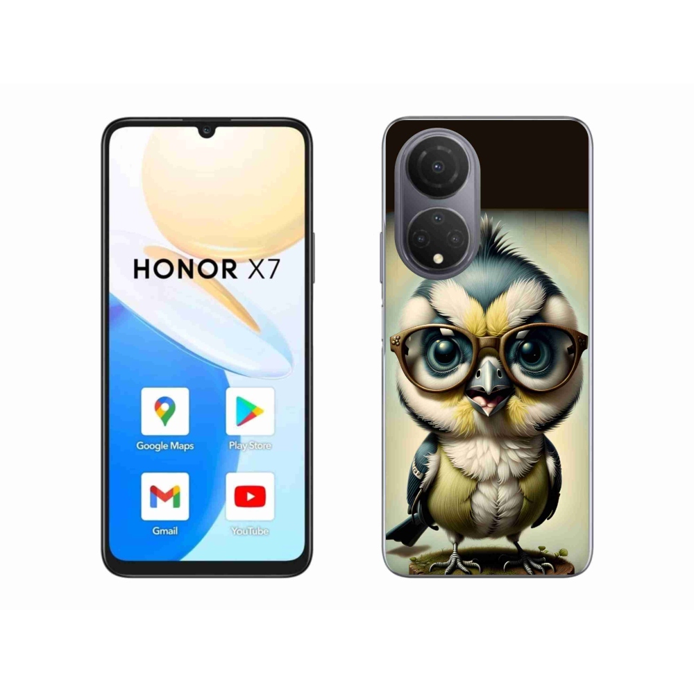 Gélový kryt mmCase na Honor X7 - mláďa s okuliarmi