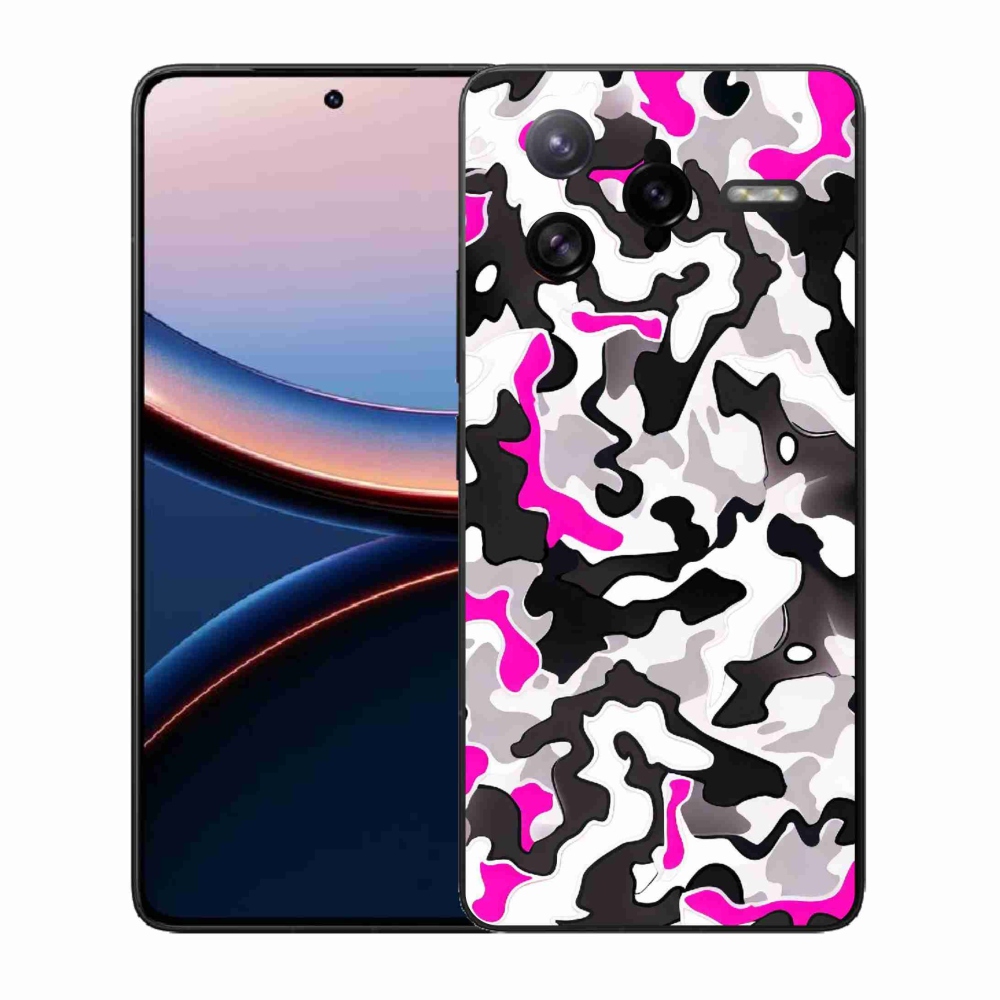 Gélový kryt mmCase na Xiaomi Poco F7 Ultra - maskáčový vzor 5