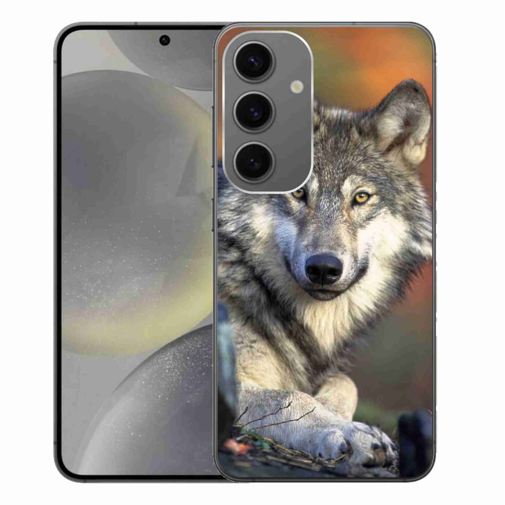 Gélový obal mmCase na Samsung Galaxy S24+ - vlk