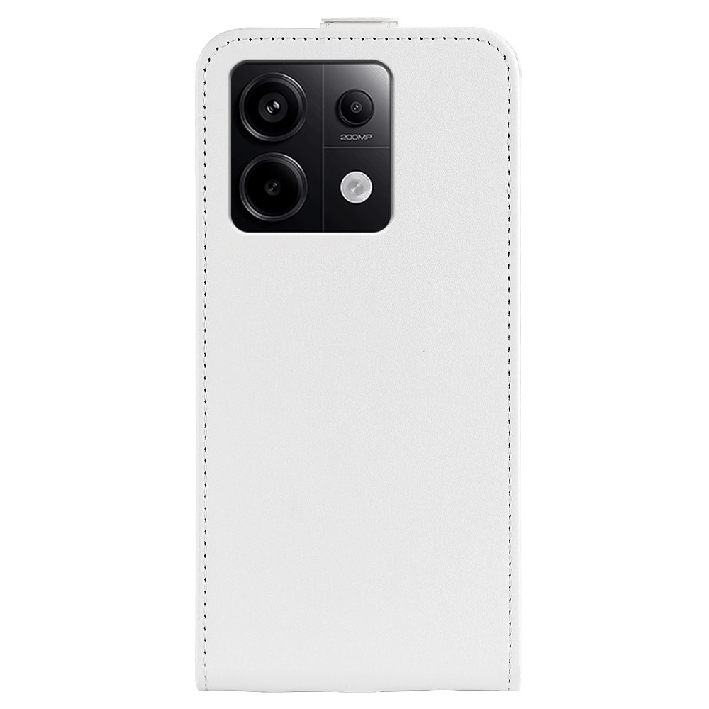 Vertical flipové púzdro na Xiaomi Redmi Note 13 Pro 5G/Poco X6 5G - biele