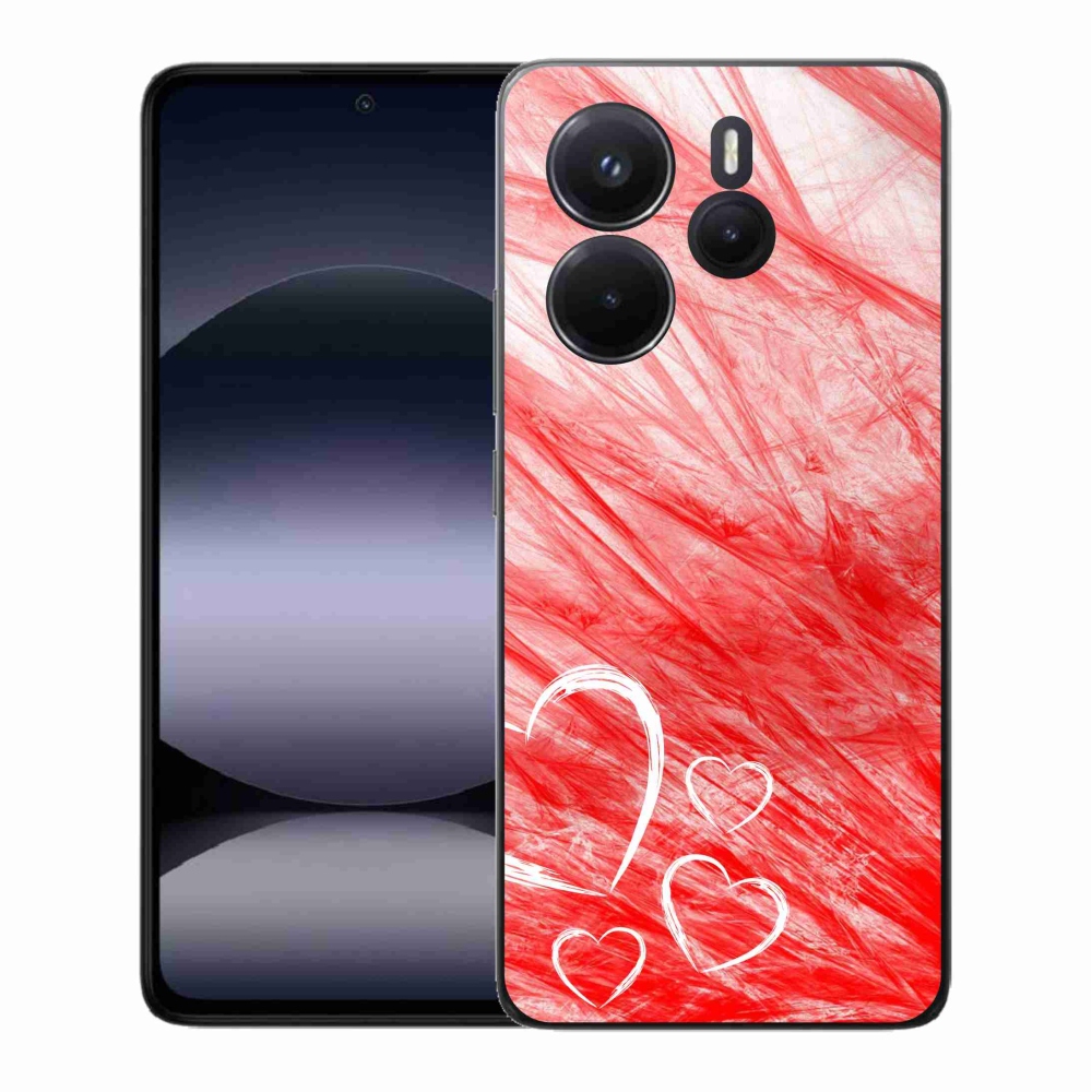 Gélový kryt mmCase na Xiaomi Redmi Note 14 - heart
