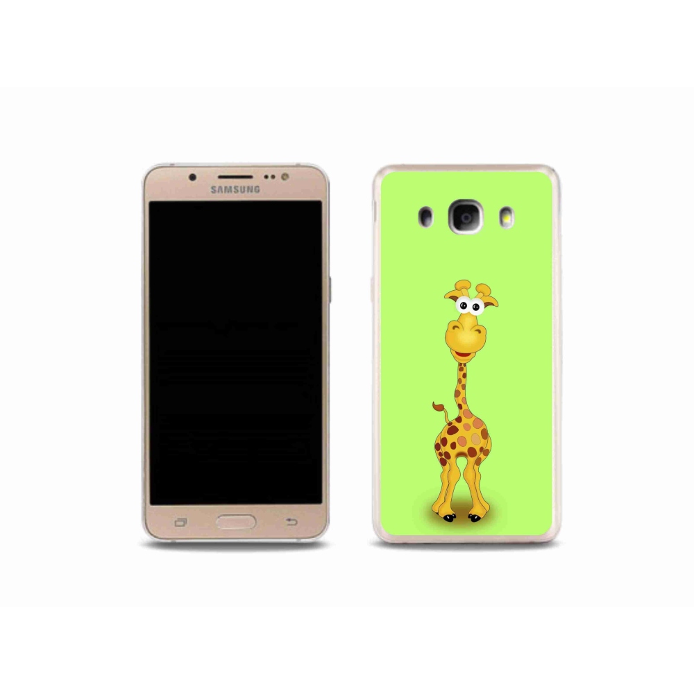 Gélový kryt mmCase na mobil Samsung Galaxy J5 (2016) - kreslená žirafa