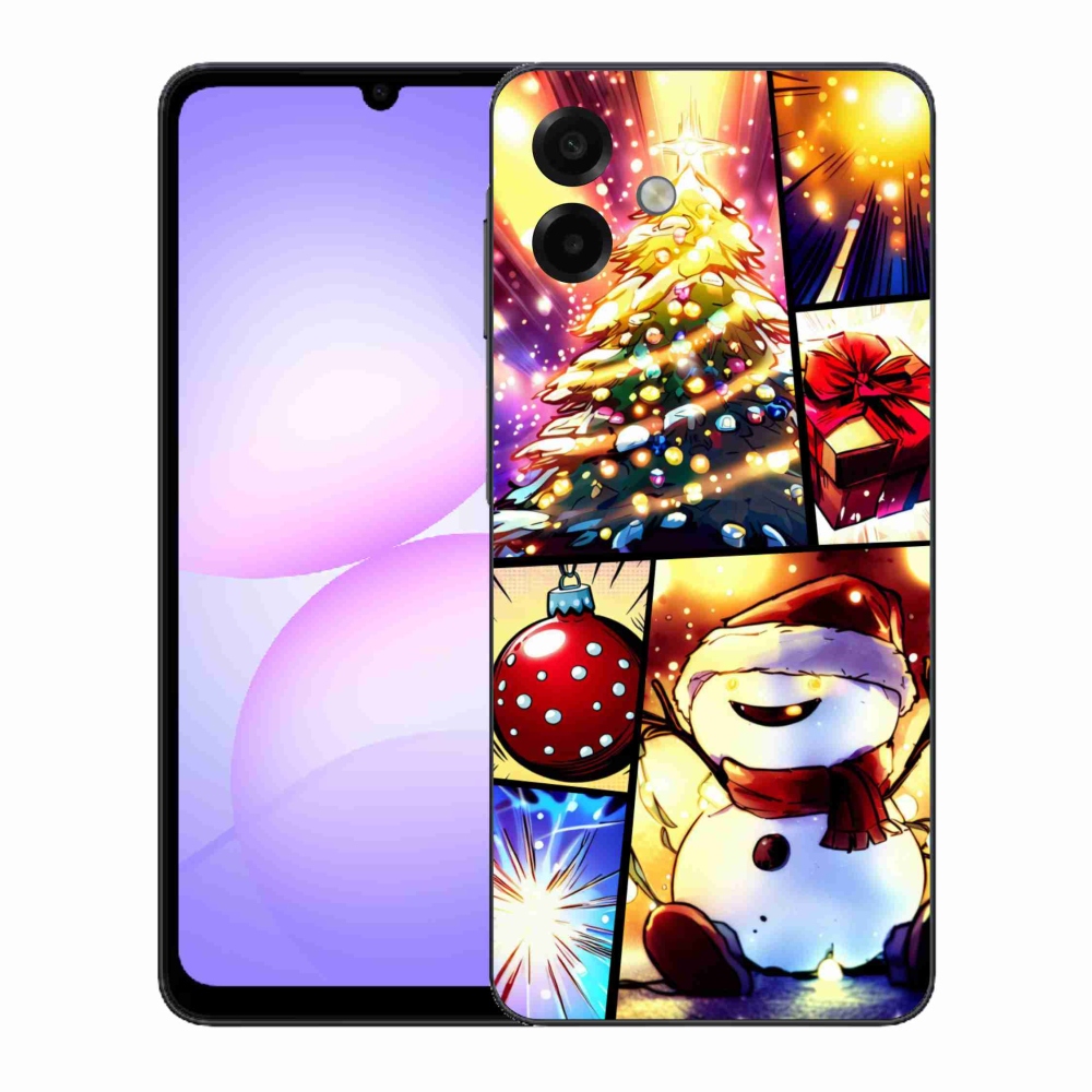 Gélový kryt mmCase na Samsung Galaxy A07 4G - vianočné motívy 1