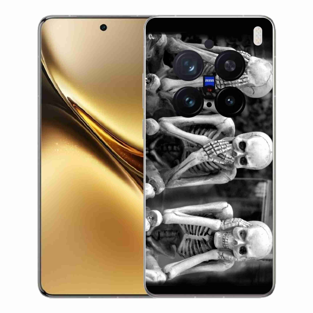 Gélový kryt mmCase na Vivo X200 Pro 5G - kostlivci