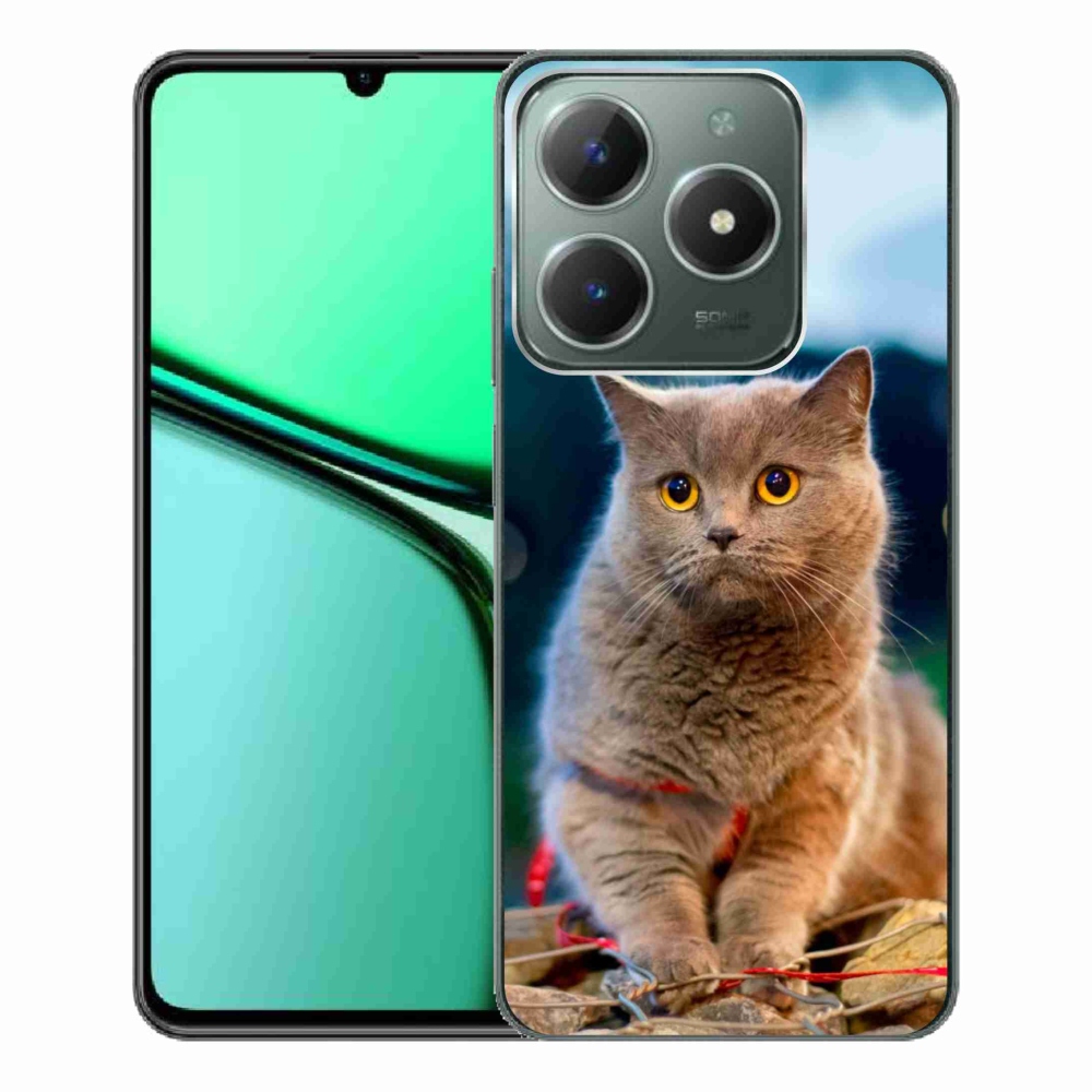 Gélový kryt mmCase na Realme C61 - britská modrá 2