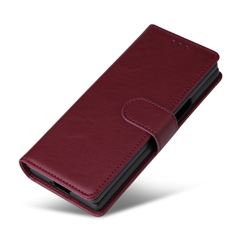 Wallet knižkové púzdro na Samsung Galaxy Z Fold6 5G - vínové