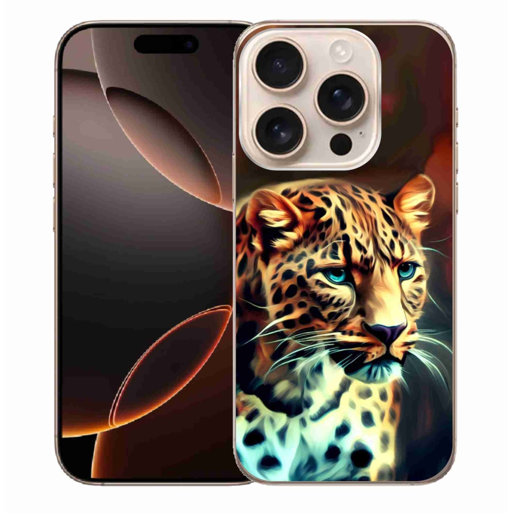 Gélový kryt mmCase na iPhone 16 Pro Max - leopard