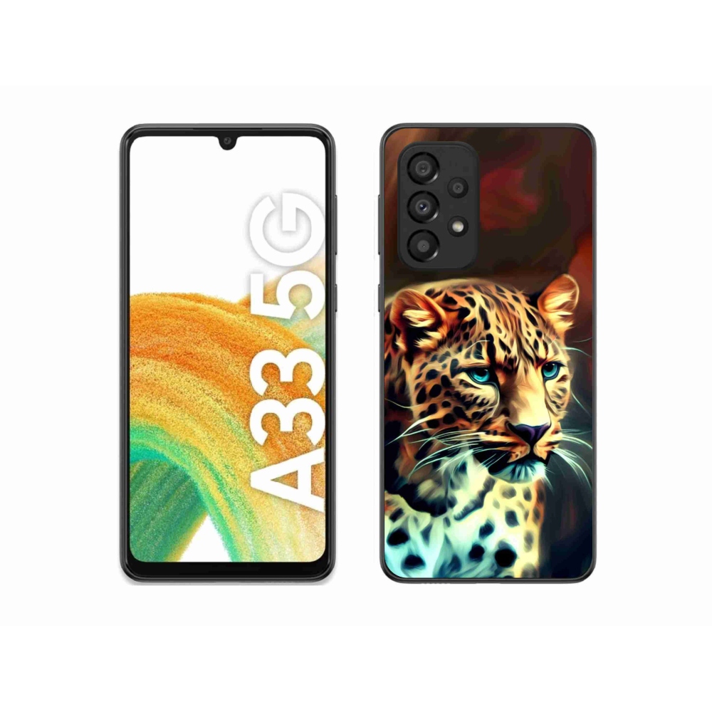 Gélový kryt mmCase na Samsung Galaxy A33 5G - leopard